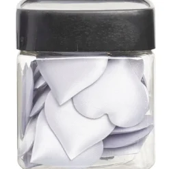 Coeur en mousse argenté x40