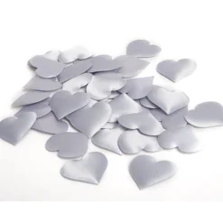 Coeur en mousse argenté x40