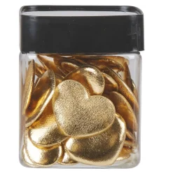 Coeur en mousse doré x40