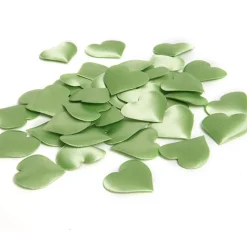 Coeur en mousse vert anis x40