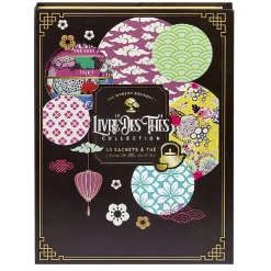 Coffret à thé forme livre 8 variétés