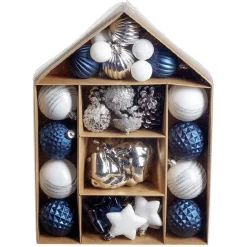 Coffret décoration à suspendre sapin x32