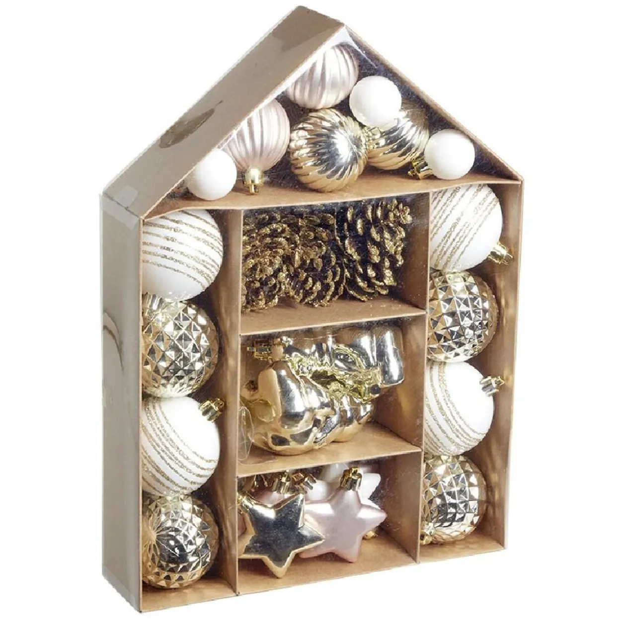 Coffret décoration à suspendre sapin x32