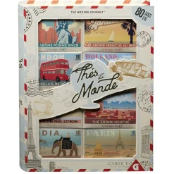Coffret thé du monde 80 sachets