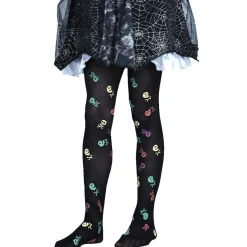 Collant circus tête de mort enfant
