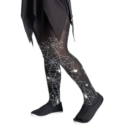 Collant enfant toile d'araignée Halloween