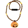 Collier Halloween lumineux fantôme ou citrouille ou chauve souris