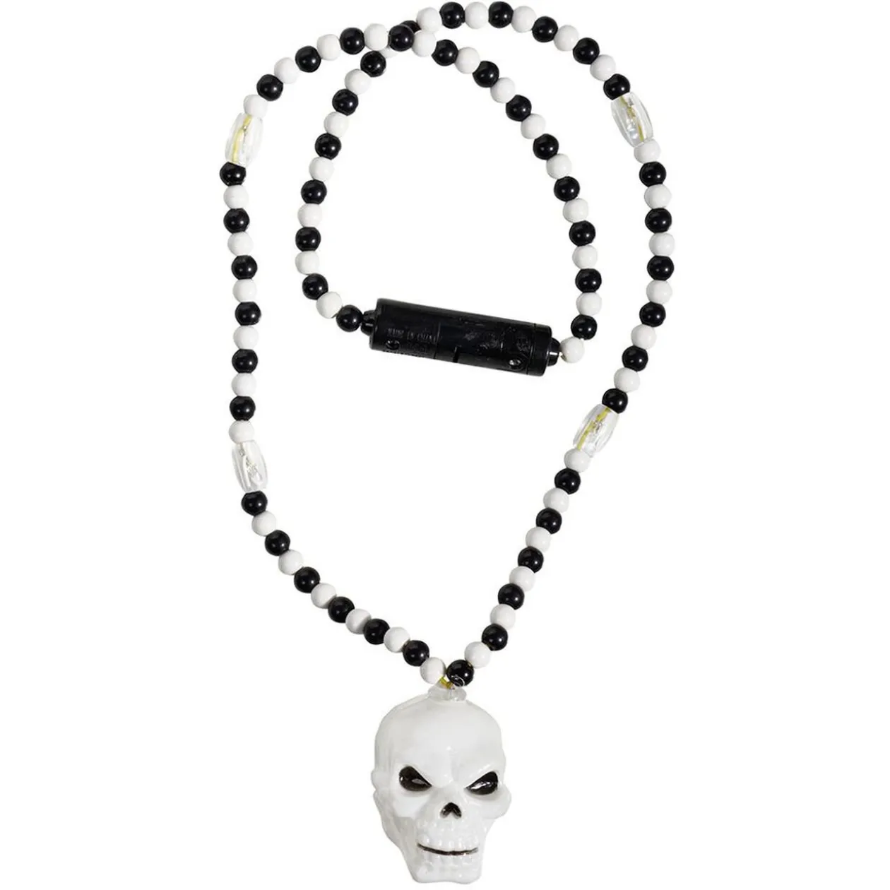 Collier Halloween lumineux fantôme ou citrouille ou chauve souris