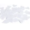 Confettis coeur blanc en papier