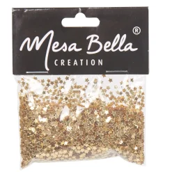 Confettis minis étoiles or brillant à parsemer