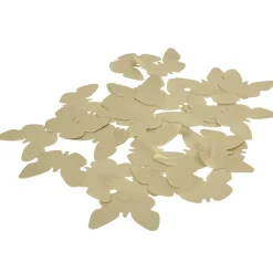Confettis papillon doré en papier