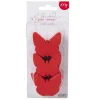 Confettis papillon rouge en papier
