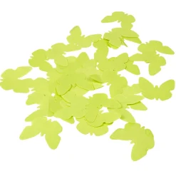 Confettis papillon vert anis en papier