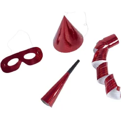 Cotillon pailleté pour 5 personnes papier