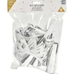 Cotillons pailletés dorés ou argentés