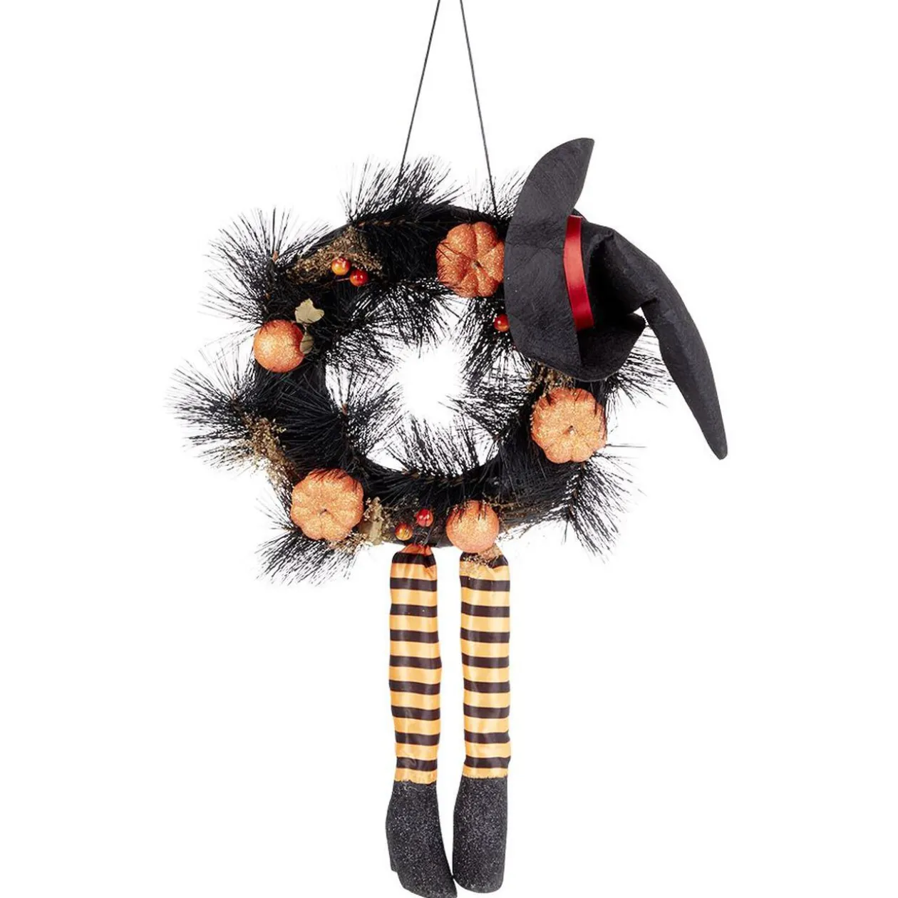 Couronne décorative sorcière Halloween