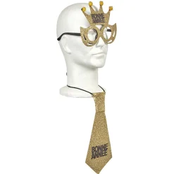 Cravate et lunette Bonne Année