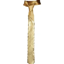 Cravate uni à paillettes