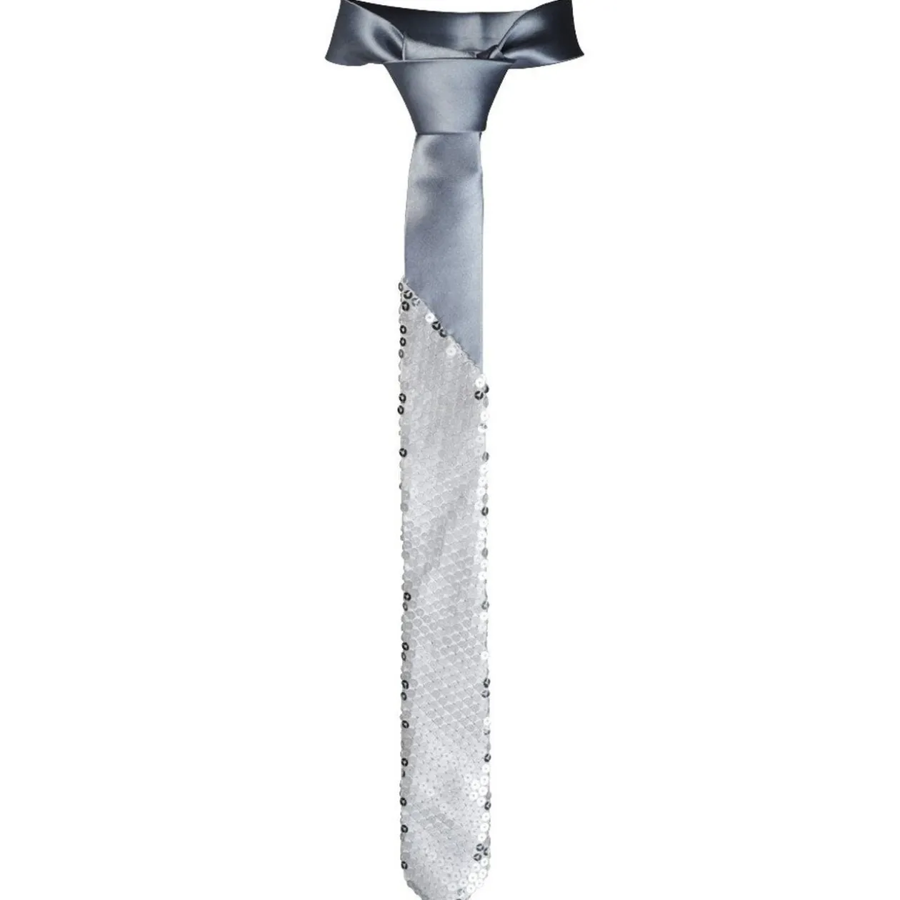 Cravate uni à paillettes