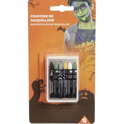 Crayons maquillage Halloween x6