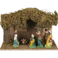 Crèche de Noël et santons