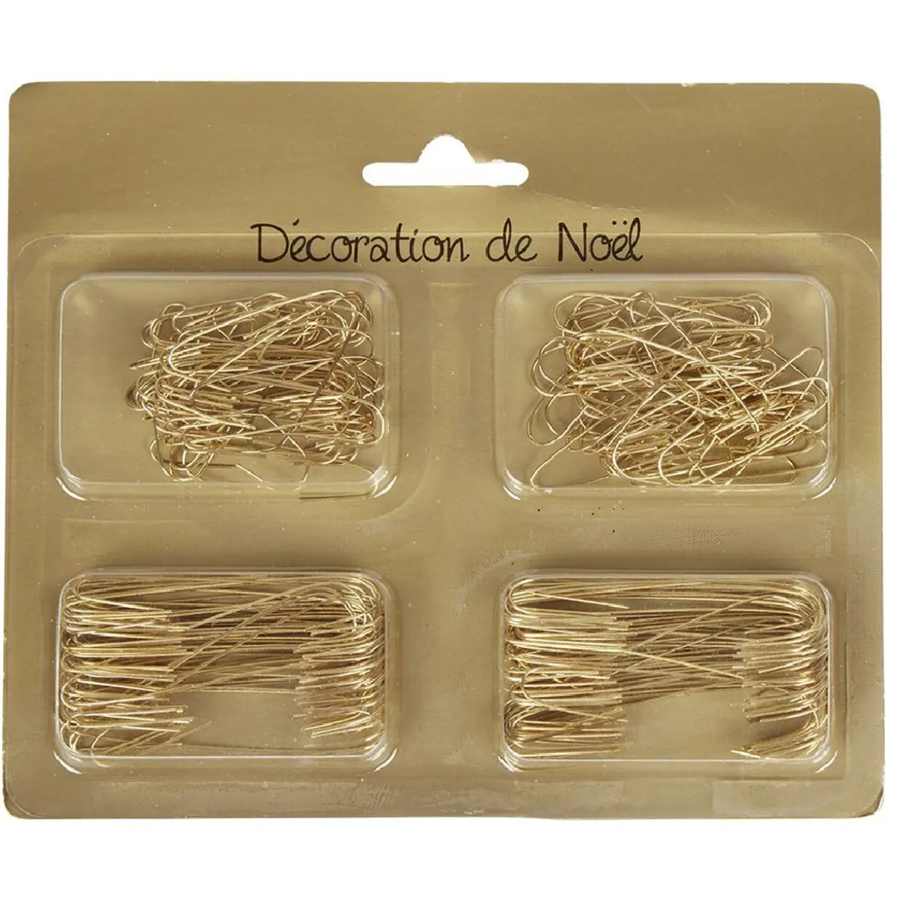 Crochet de Noël x 200 doré