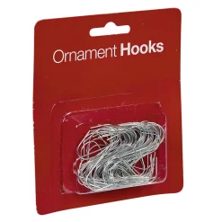 Crochet métallique argenté x100