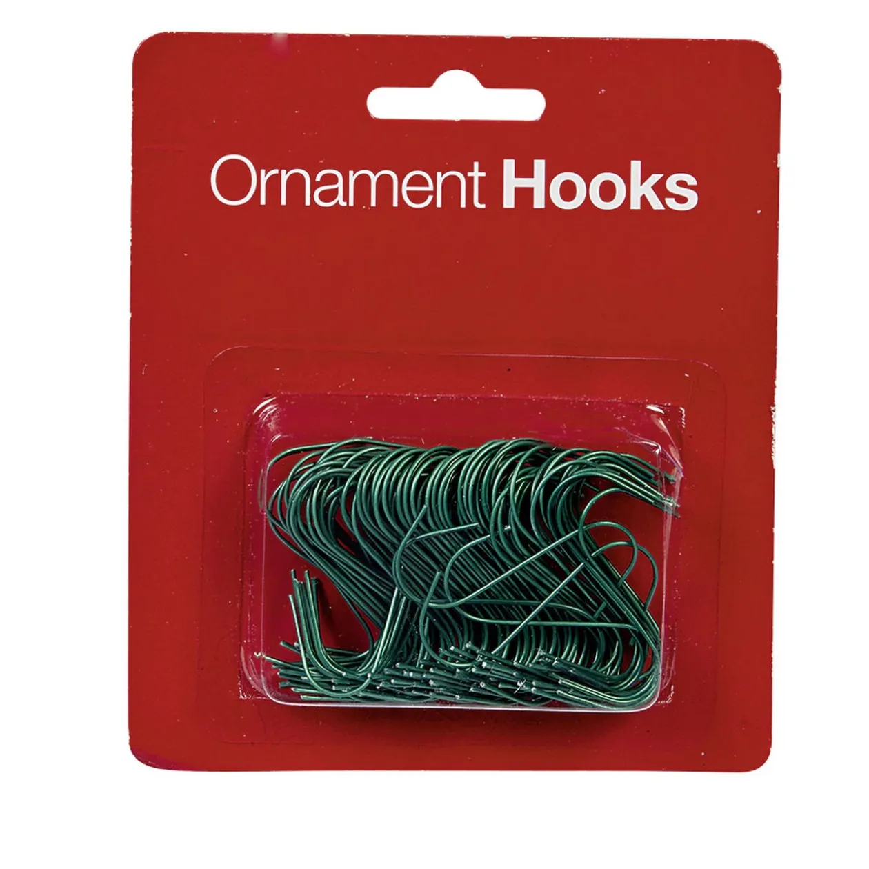 Crochet métallique vert x100