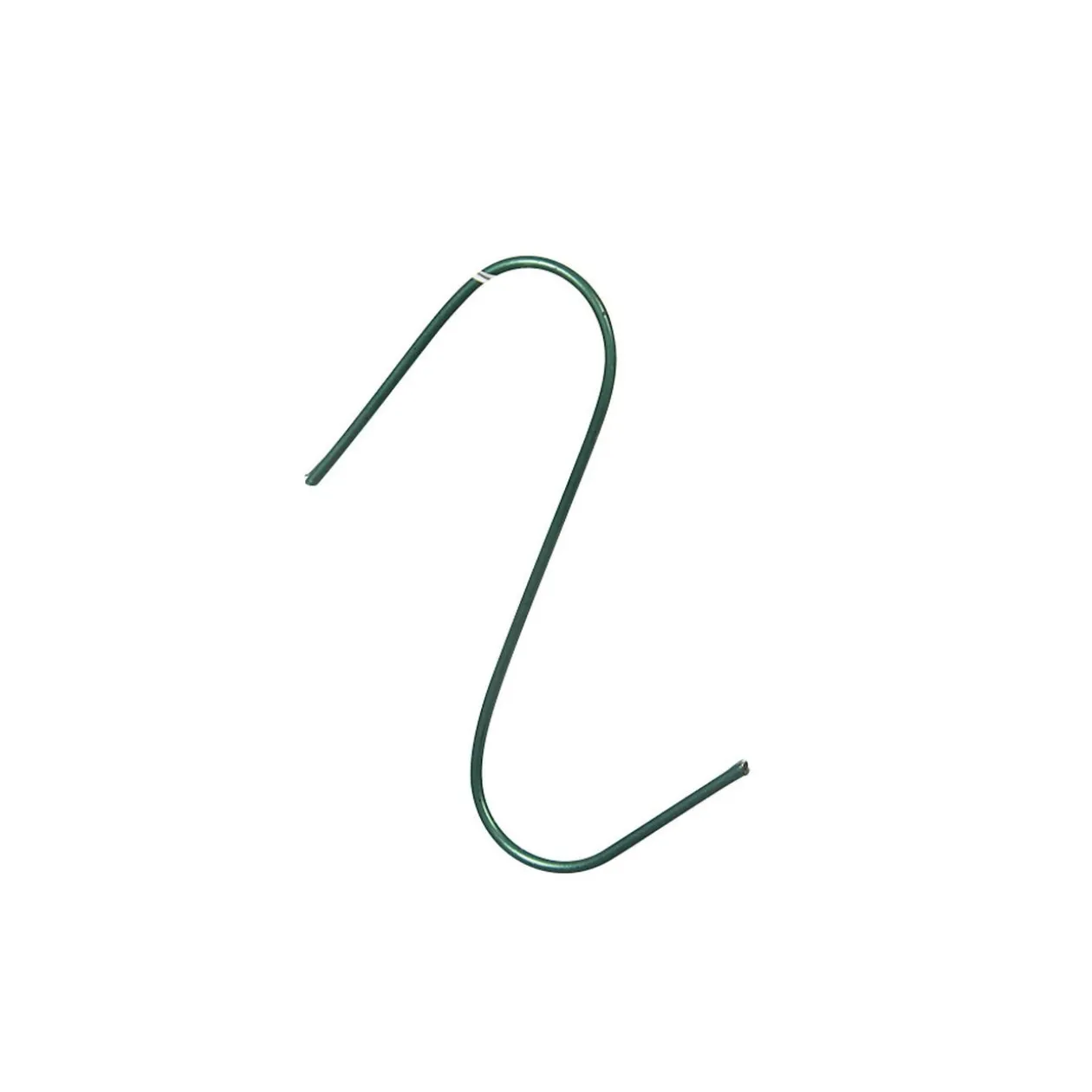 Crochet métallique vert x100