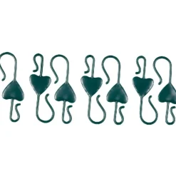 Crochet vert coeur x28