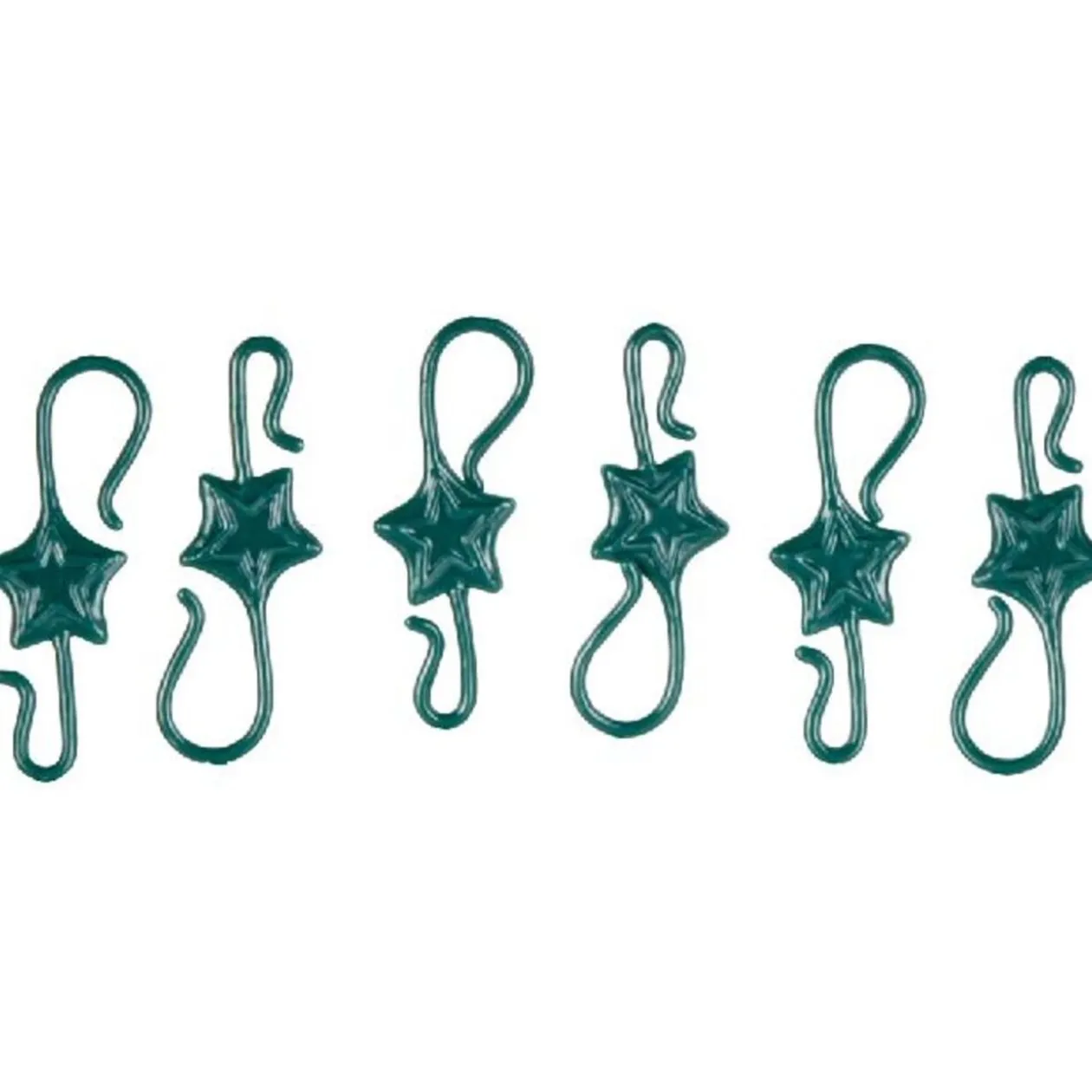 Crochet vert flocon de neige x48