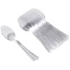 Cuillère en plastique transparent x12
