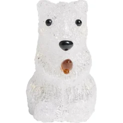 Écureuil lumineux en acrylique 12LED blanc chaud H11,5cm