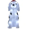 Dalmatien de Noël lumineux 30 LED blanc froid H30cm