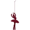 Danseuse ballerine velours à suspendre Noël