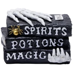 Déco 3 livres squelette déco Halloween