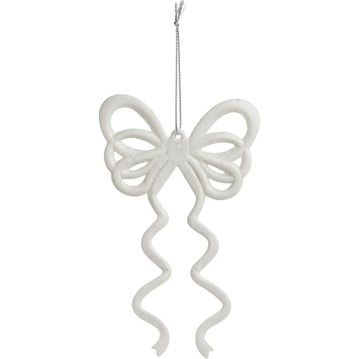 Déco à suspendre pailletée blanche ou rouge - 10 modèles