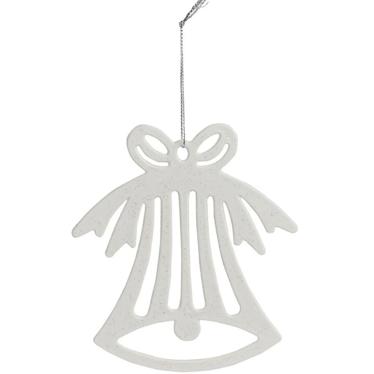 Déco à suspendre pailletée blanche ou rouge - 10 modèles