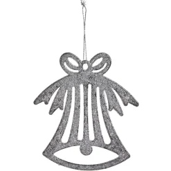 Déco à suspendre paillette argenté - 10 modèles