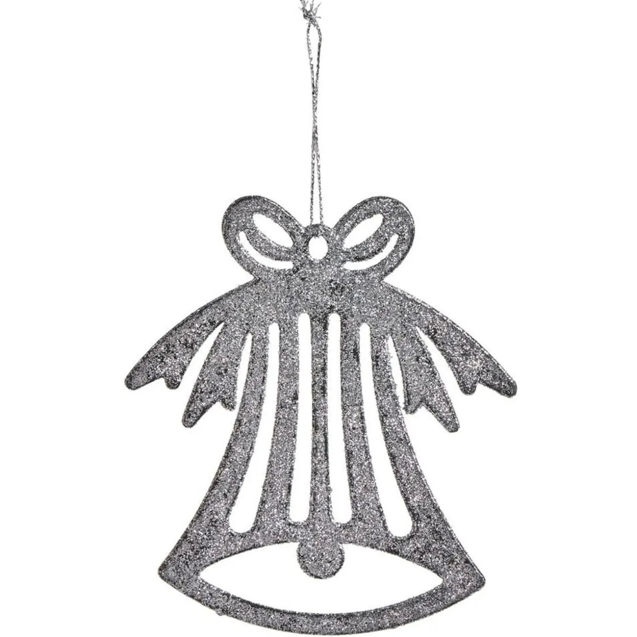 Déco à suspendre paillette argenté - 10 modèles