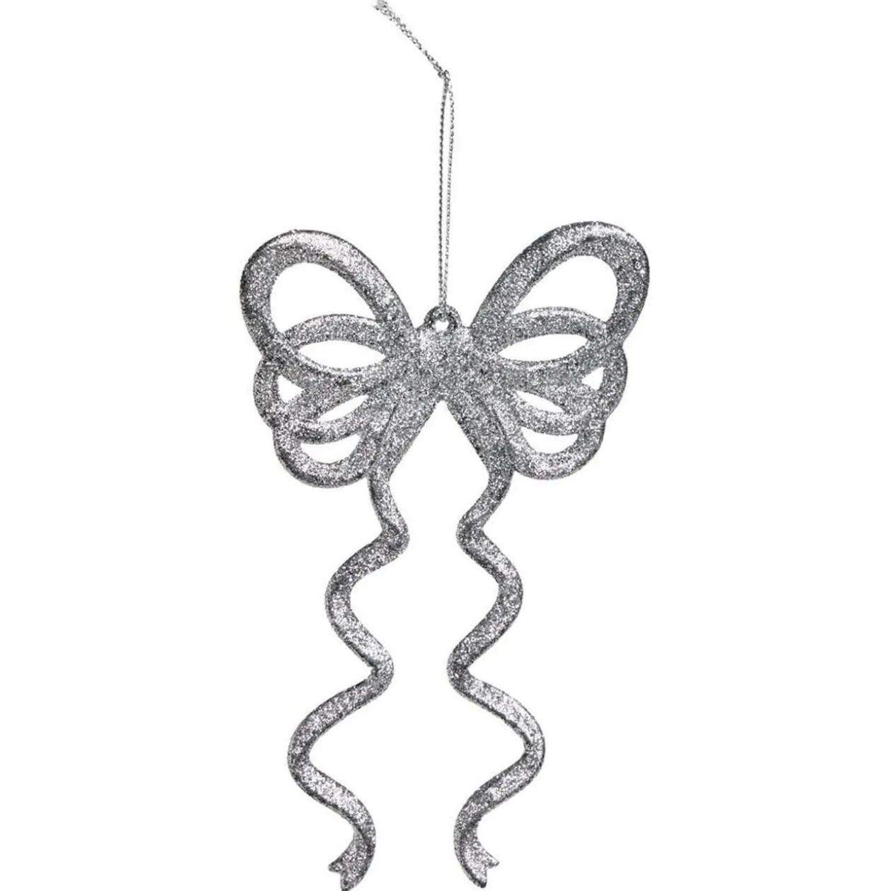 Déco à suspendre paillette argenté - 10 modèles