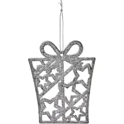 Déco à suspendre paillette argenté - 10 modèles