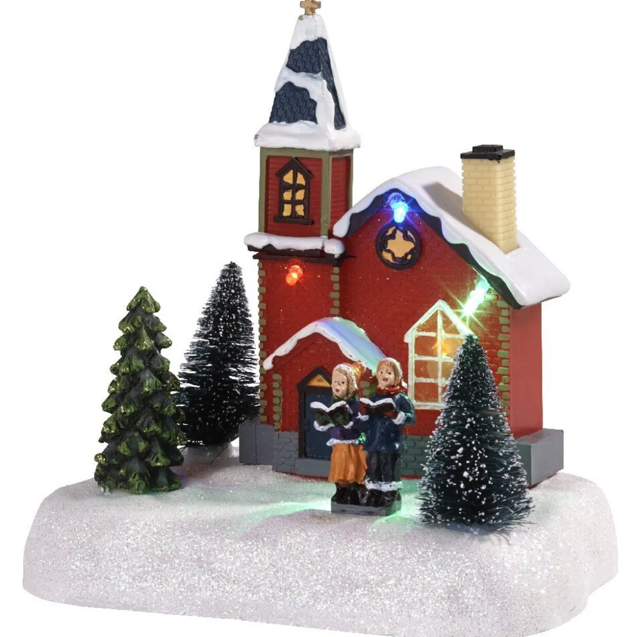 Déco de Noël maison lumineuse 5 LED
