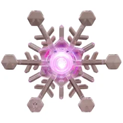 Déco fenêtre ventouse Flocon LED