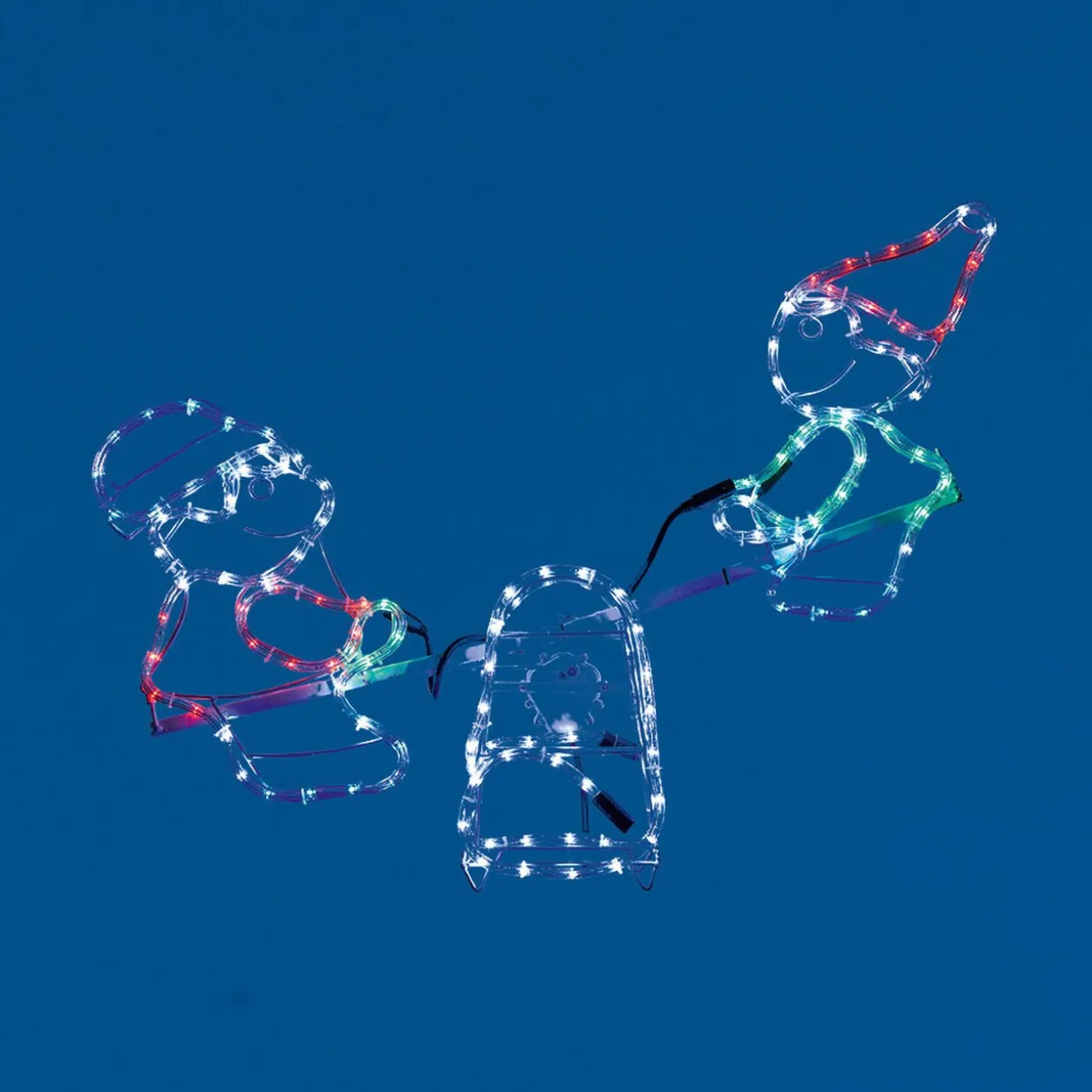 Décor lumineux tricolore fixe