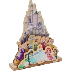 Décoration à poser Princesses Disney bois L21xH25cm