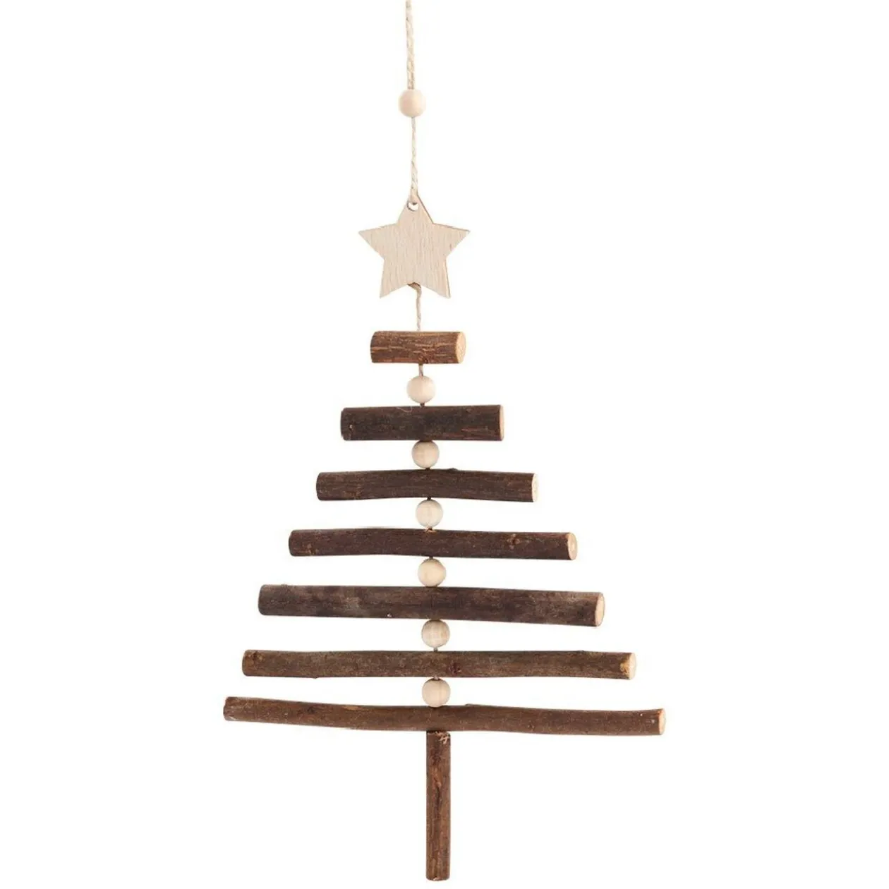 Décoration à suspendre de Noël sapin naturelle