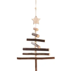 Décoration à suspendre de Noël sapin naturelle