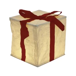 Décoration cadeau lumineux 8 LED blanc chaud H23 cm