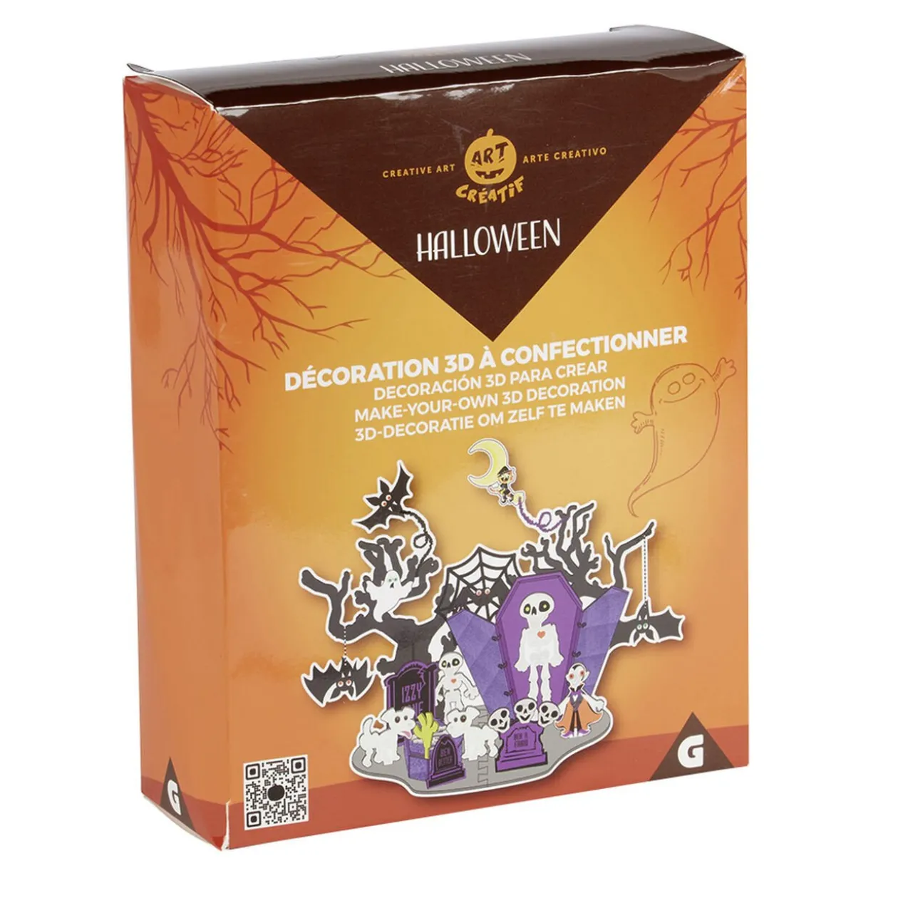 Décoration 3D à confectionner maison Halloween